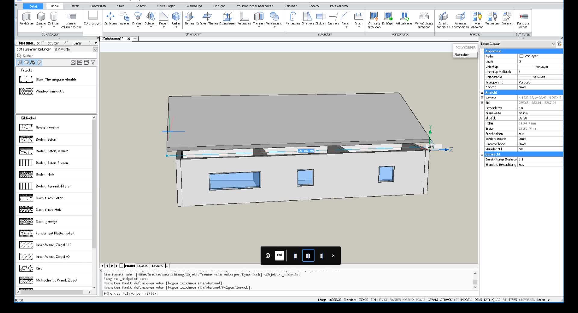 Bim Dach Zeichnen Bricscad Bim Kategorien Lernvideos Bricscad