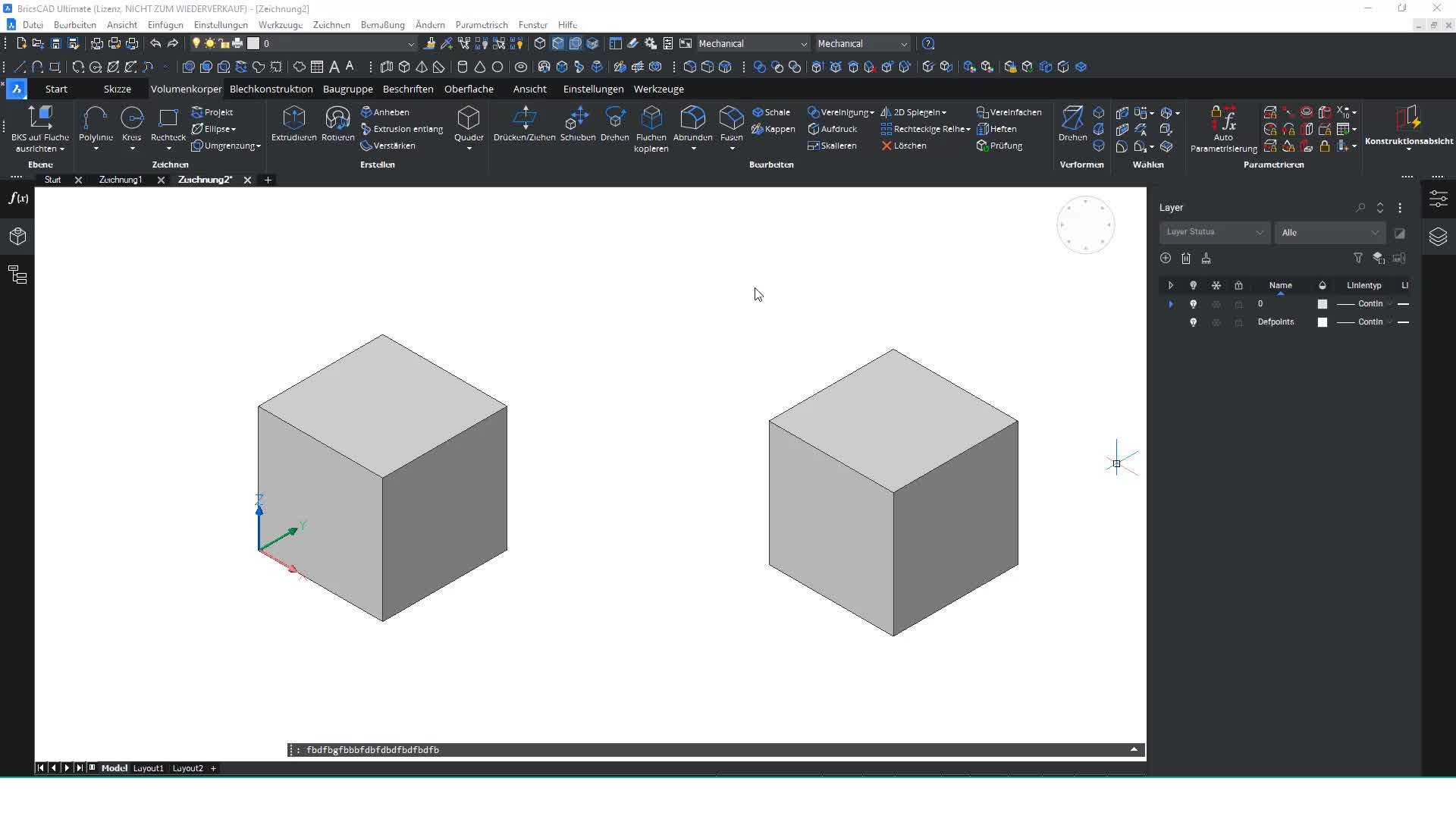 3D Flächen bearbeiten