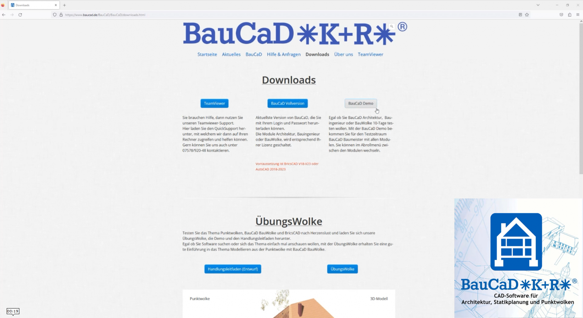 BauCaD Installationsvideo